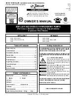 Zoeller 161-0059 Owner'S Manual preview