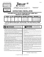 Preview for 9 page of Zoeller 2000 Series Installation Instructions Manual