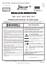 Preview for 1 page of Zoeller 2802 Installation Instructions Manual