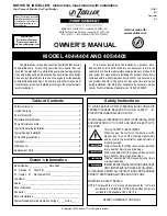 Zoeller 404/4404 Owner'S Manual preview