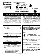 Preview for 1 page of Zoeller 611 Repair Manual