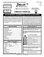 Zoeller 62 HD Series Owner'S Manual preview