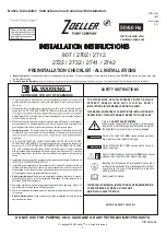 Preview for 1 page of Zoeller 807 Installation Instructions Manual