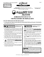 Preview for 9 page of Zoeller AqyaNot 508 Active Installation Instructions Manual