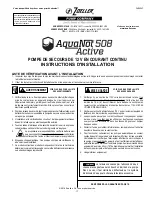 Preview for 17 page of Zoeller AqyaNot 508 Active Installation Instructions Manual