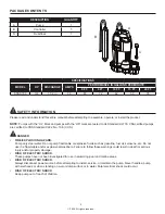 Preview for 2 page of Zoeller Basement Sentry STBS700 Manual