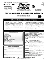 Zoeller FM2102 Owner'S Manual preview