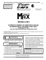 Preview for 9 page of Zoeller Home Guard Max 503 Instructions Manual