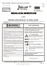 Preview for 1 page of Zoeller LU44 Installation Instructions Manual