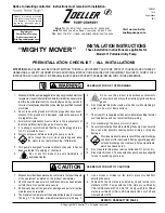 Preview for 1 page of Zoeller Mighty Mover 311 Installation Instructions