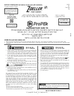 Preview for 1 page of Zoeller ProPak AQUANOT KEY 507/73 Installation Instructions Manual