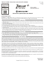 Zoeller QWIK ALARM Instructions For Use preview