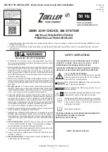 Preview for 1 page of Zoeller QWIK JON CHOICE 200 Installation Instructions Manual