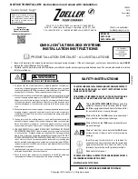 Preview for 1 page of Zoeller QWIK JON ULTIMA 202 Series Installation Instructions Manual