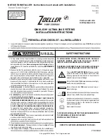 Zoeller Qwik Jon Ultima 204 Installation Instructions Manual preview