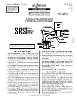 Preview for 1 page of Zoeller SRS 109-0005 Installation Instructions