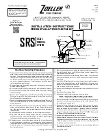 Preview for 1 page of Zoeller SRS Installation Instructions