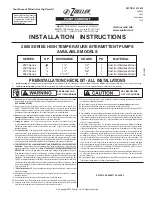 Preview for 1 page of Zoeller Water Solutions 2057 Series Installation Instructions