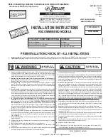 Preview for 1 page of Zoeller WD Installation Instructions