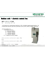 Preview for 7 page of ZOJE WR580 Product Manual