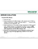 Preview for 58 page of ZOJE WR580 Product Manual