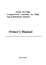 ZOJE ZJ-5780S Owner'S Manual preview