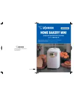 Preview for 1 page of Zojirushi BB-HAC10 Operating Instructions & Recipes