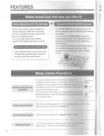 Предварительный просмотр 2 страницы Zojirushi BB-KWQ10 Operating Instructions Manual