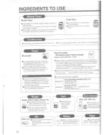 Предварительный просмотр 12 страницы Zojirushi BB-KWQ10 Operating Instructions Manual