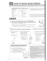 Предварительный просмотр 16 страницы Zojirushi BB-KWQ10 Operating Instructions Manual