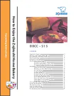 Предварительный просмотр 1 страницы Zojirushi BBCC - S15 Operating Instructions Manual