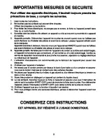 Preview for 4 page of Zojirushi CD-DEC30 Operating Instructions Manual