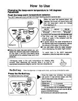 Предварительный просмотр 11 страницы Zojirushi CD-DEC30 Operating Instructions Manual