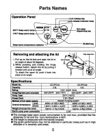 Предварительный просмотр 6 страницы Zojirushi CD-EPC22 Operating Instructions Manual