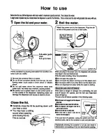 Предварительный просмотр 8 страницы Zojirushi CD-EPC22 Operating Instructions Manual
