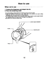 Предварительный просмотр 11 страницы Zojirushi CD-EPC22 Operating Instructions Manual