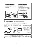 Предварительный просмотр 8 страницы Zojirushi CD-JSC22 Operating Instructions Manual