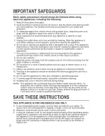 Preview for 2 page of Zojirushi CD-JUC22 Operating Instructions Manual