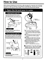Предварительный просмотр 8 страницы Zojirushi CD-LCC30 Operating Instructions Manual