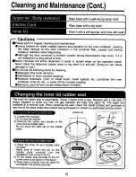 Предварительный просмотр 16 страницы Zojirushi CD-LCC30 Operating Instructions Manual