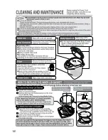 Предварительный просмотр 16 страницы Zojirushi CD-LFC30 Operating Instructions Manual