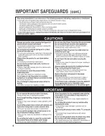 Предварительный просмотр 4 страницы Zojirushi CD-QAC40 Operating Instructions Manual