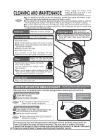 Предварительный просмотр 16 страницы Zojirushi CD-QAC40 Operating Instructions Manual
