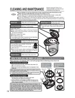Предварительный просмотр 16 страницы Zojirushi CD-WBC30 Operating Instructions Manual