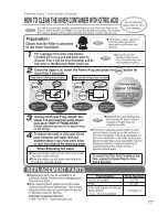 Предварительный просмотр 17 страницы Zojirushi CD-WBC30 Operating Instructions Manual