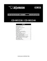 Zojirushi CD-WCC30 Operating Instructions Manual preview
