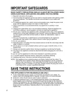 Preview for 2 page of Zojirushi CD-WCC30 Operating Instructions Manual