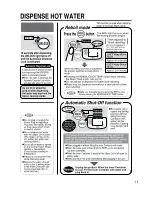 Preview for 11 page of Zojirushi CD-WCC30 Operating Instructions Manual