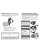 Preview for 6 page of Zojirushi CK-EAQ10 Operating Instructions Manual