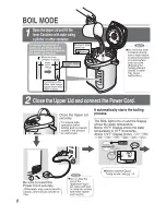 Предварительный просмотр 8 страницы Zojirushi cv-dcc40 Operating Instructions Manual